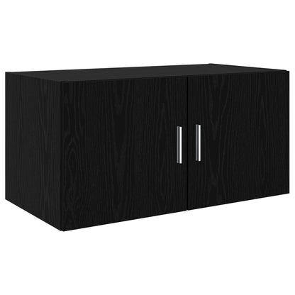 Storage Cabinet 3 pcs Black Oak 80 x 42.5 x 225 cm