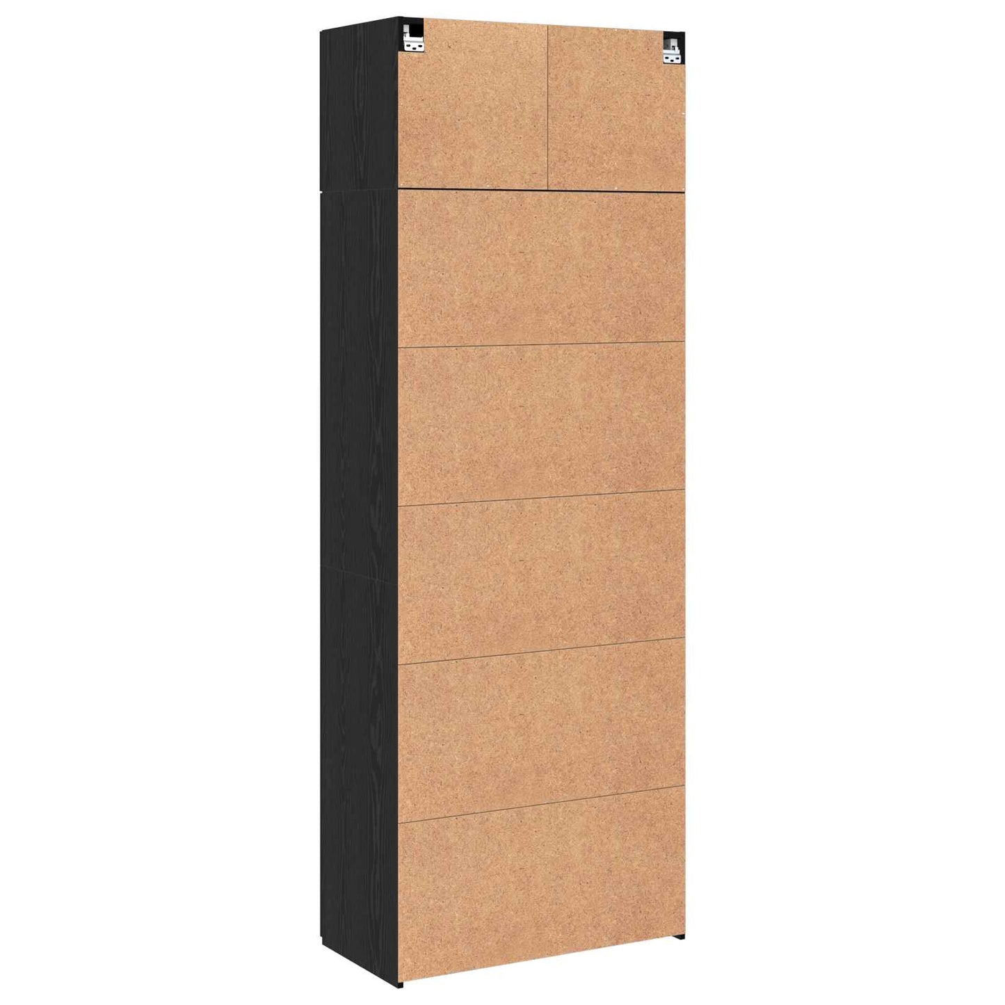 Storage Cabinet 3 pcs Black Oak