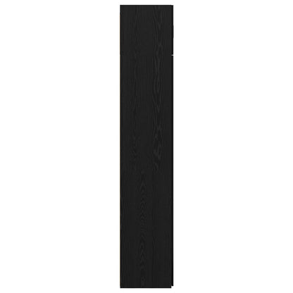 Storage Cabinet 3 pcs Black Oak