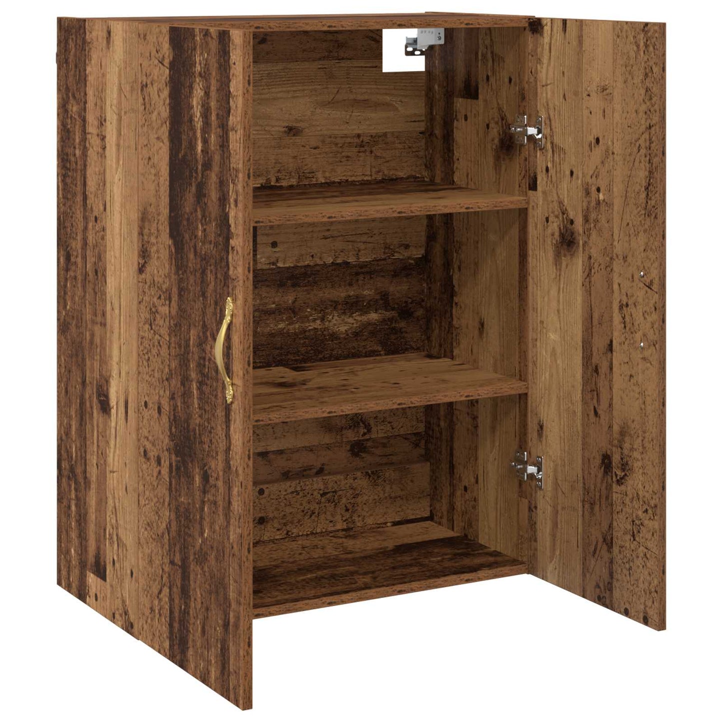 Wall-Mounted Cabinet 2 pcs Old Wood 69.5 x 34 x 90 cm