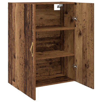 Wall-Mounted Cabinet 2 pcs Old Wood 69.5 x 34 x 90 cm