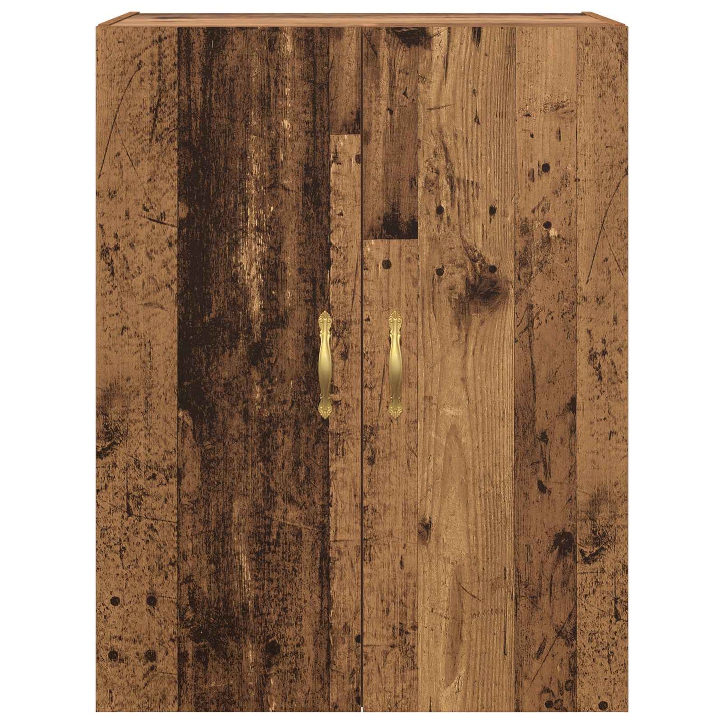 Wall-Mounted Cabinet 2 pcs Old Wood 69.5 x 34 x 90 cm