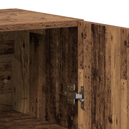 Highboard 2 pcs Old wood Engineered wood