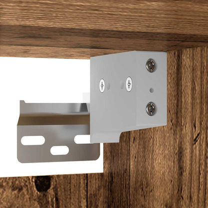 Highboard 2 pcs Old wood Engineered wood