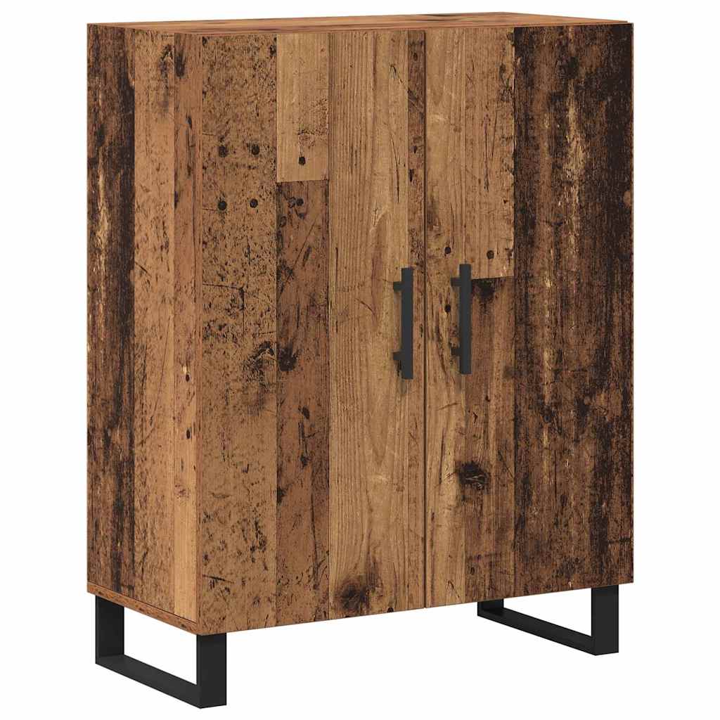 Highboard 2 pcs Old wood Engineered wood