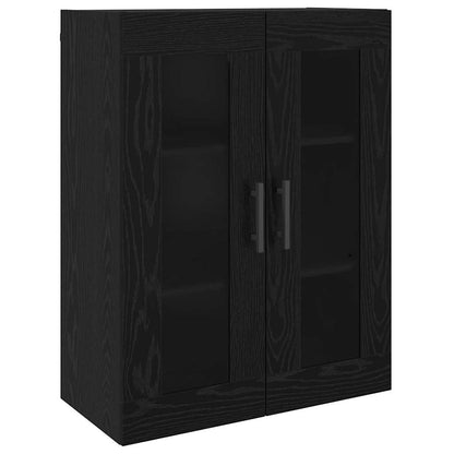 Highboard 2 pcs Black oak 69.5 x 34 x 180 cm Engineered Wood