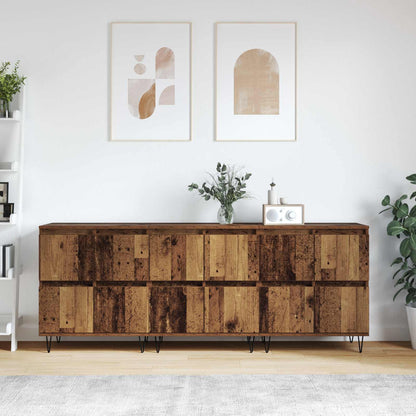 Sideboards 3 pcs Old Wood