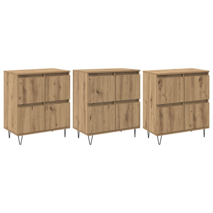 Sideboards 3 pcs Artisan Oak