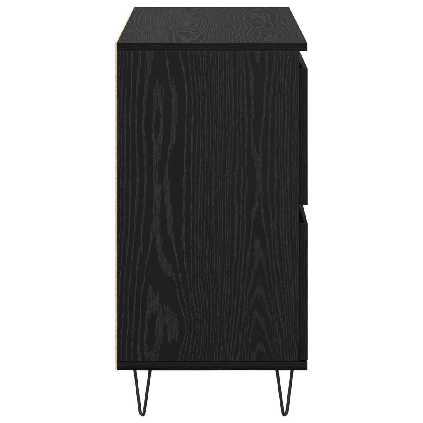 Sideboards 3 pcs Black Oak