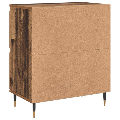 Storage Cabinet 2 pcs Old Wood 60 x 35 x 70 cm