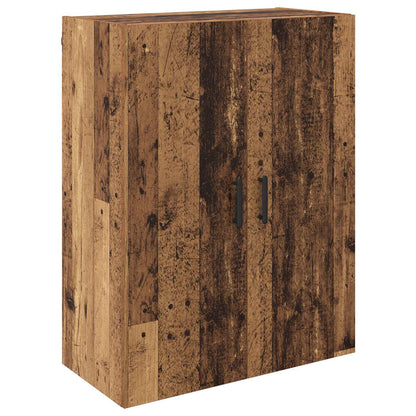 Wall-Mounted Cabinet 2 pcs Old Wood 69.5 x 34 x 90 cm