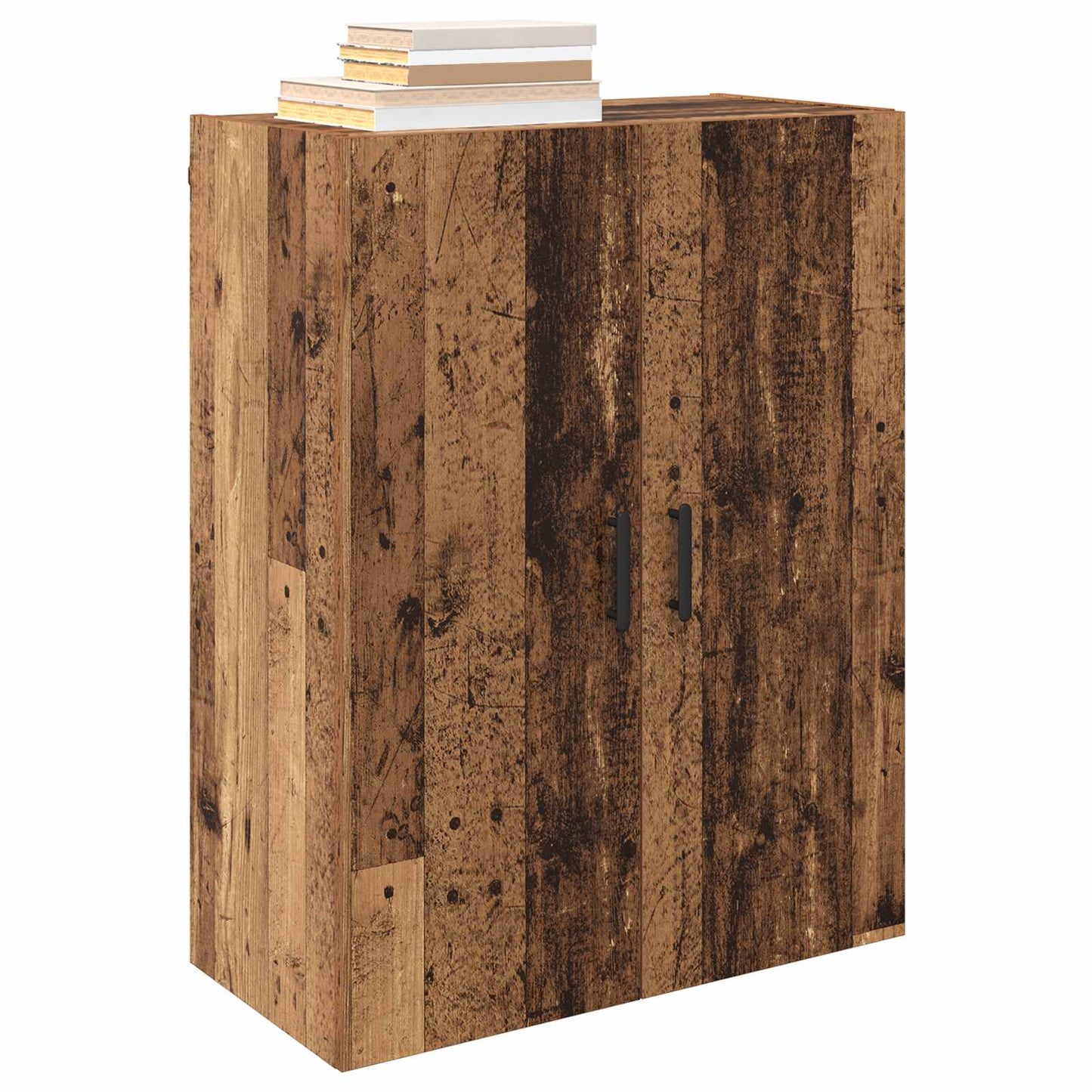 Wall-Mounted Cabinet 2 pcs Old Wood 69.5 x 34 x 90 cm