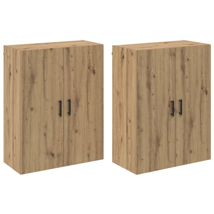 Wall-Mounted Cabinet 2 pcs Artisan Oak 69.5 x 34 x 90 cm