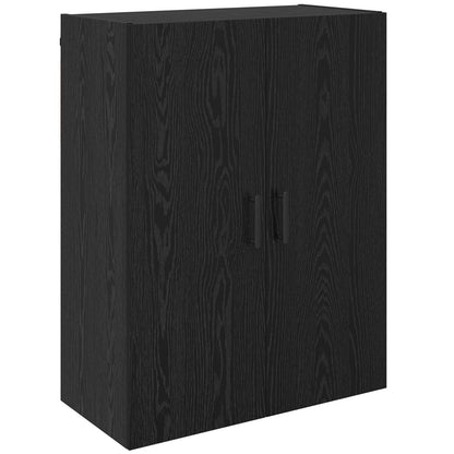 Wall-Mounted Cabinet 2 pcs Black Oak 69.5 x 34 x 90 cm