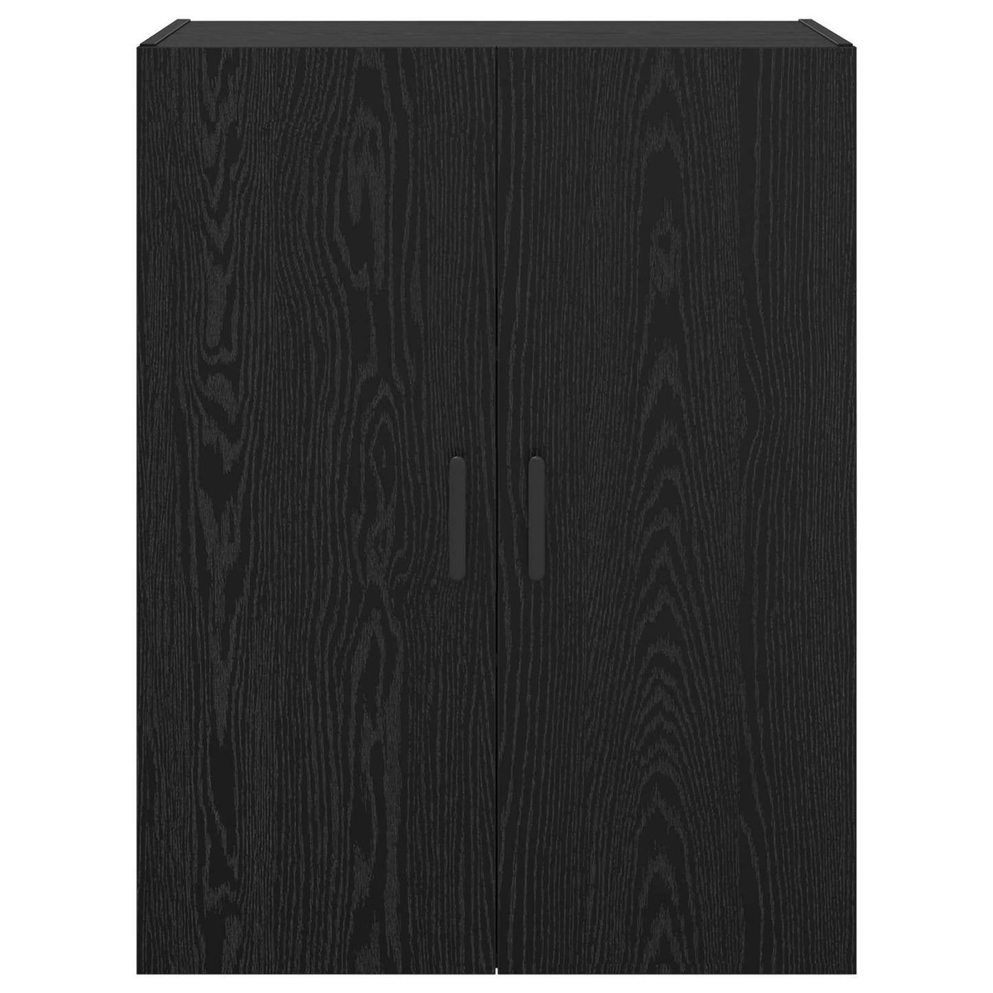 Wall-Mounted Cabinet 2 pcs Black Oak 69.5 x 34 x 90 cm