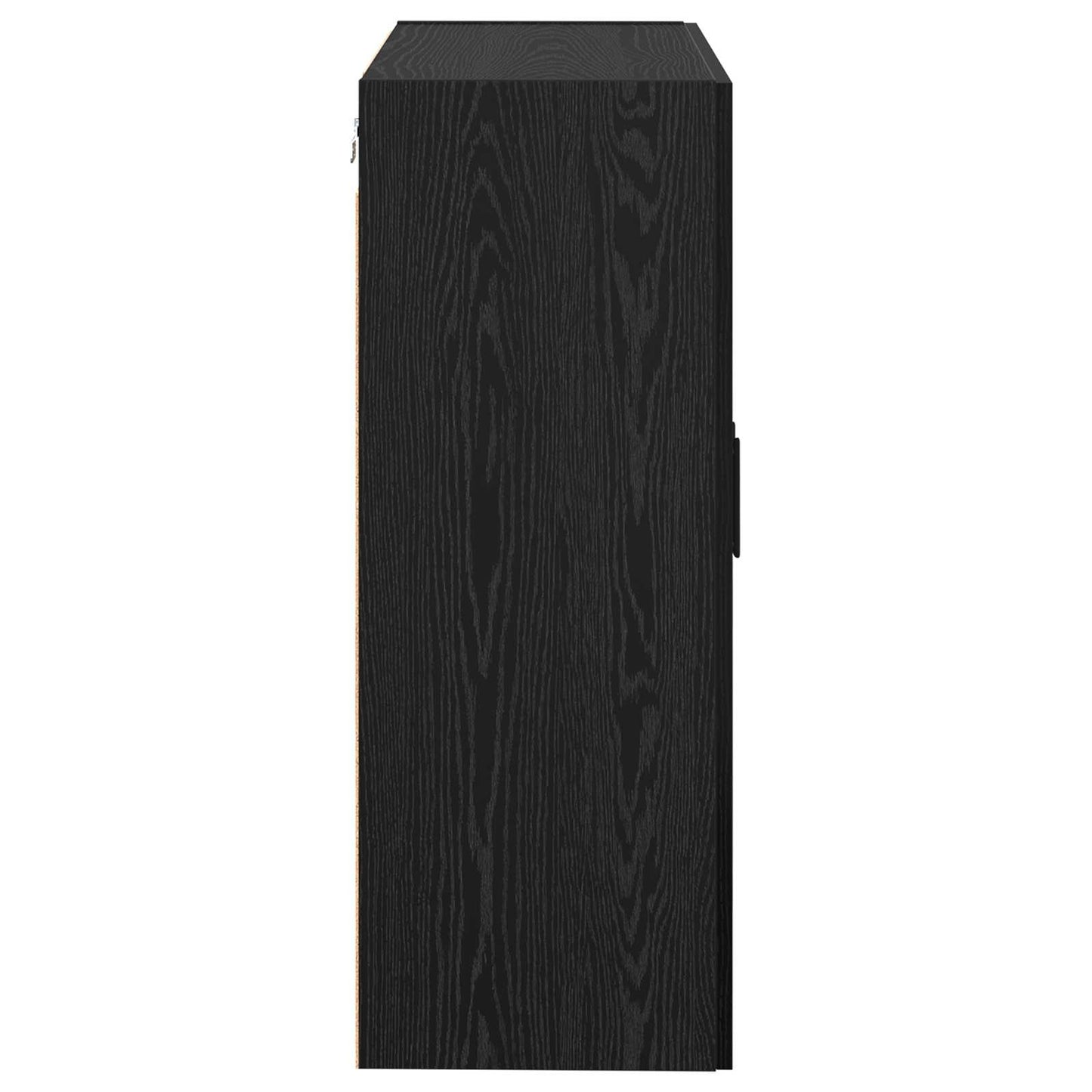 Wall-Mounted Cabinet 2 pcs Black Oak 69.5 x 34 x 90 cm