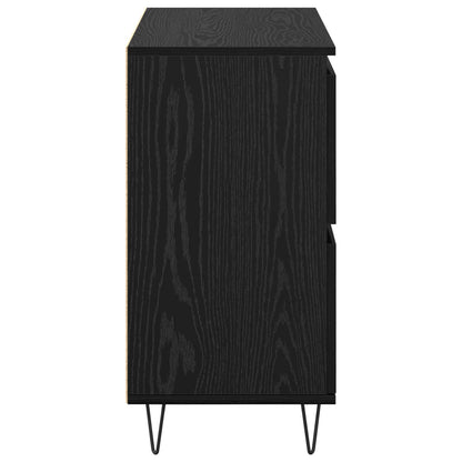 Sideboards 2 pcs Black oak