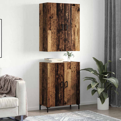Highboard Old wood 69.5 x 34 x 180 cm Engineered Wood