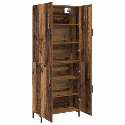 Highboard Old wood 69.5 x 34 x 180 cm Engineered Wood