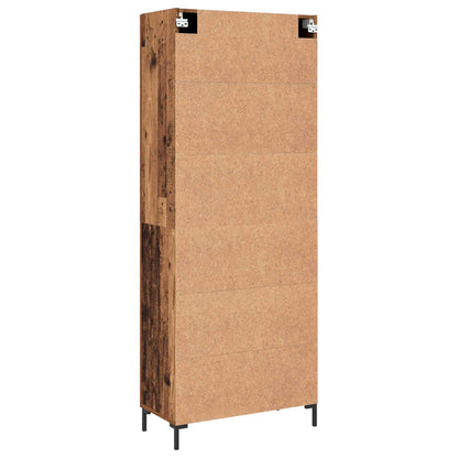 Highboard Old wood 69.5 x 34 x 180 cm Engineered Wood