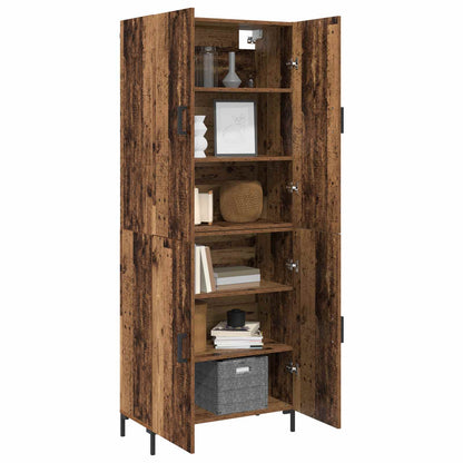 Highboard Old wood 69.5 x 34 x 180 cm Engineered Wood