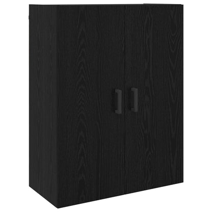 Highboard Black oak 69.5 x 34 x 180 cm Engineered Wood
