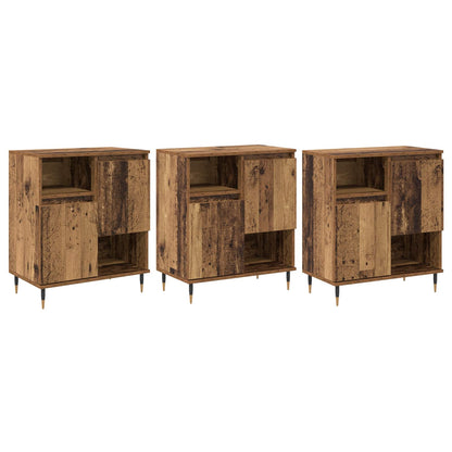 Sideboards 3 pcs Old Wood