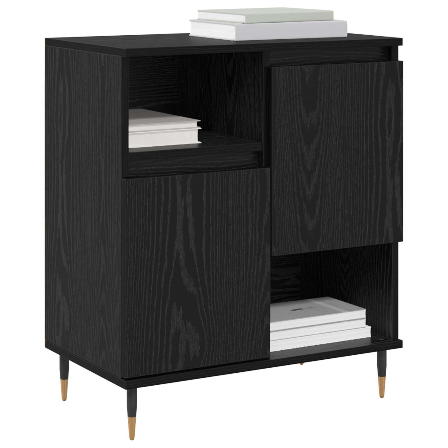 Sideboards 3 pcs Black Oak