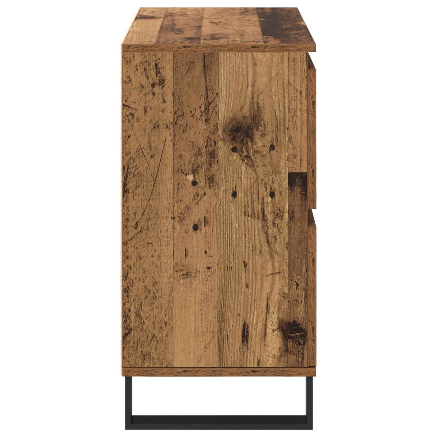 Sideboard 2 pcs Old Wood 60 x 35 x 70 cm