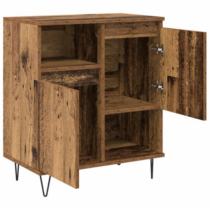 Sideboard 2 pcs Old Wood 60 x 35 x 70 cm