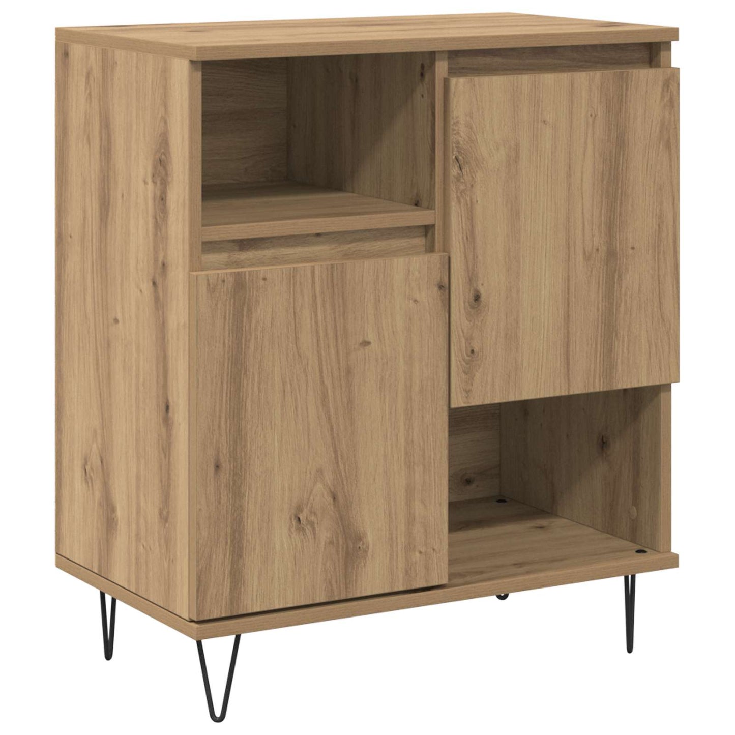 Sideboard 2 pcs Artisan Oak 60 x 35 x 70 cm