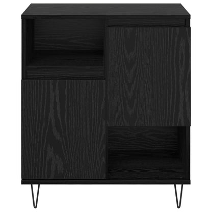 Sideboard 2 pcs Black Oak 60 x 35 x 70 cm