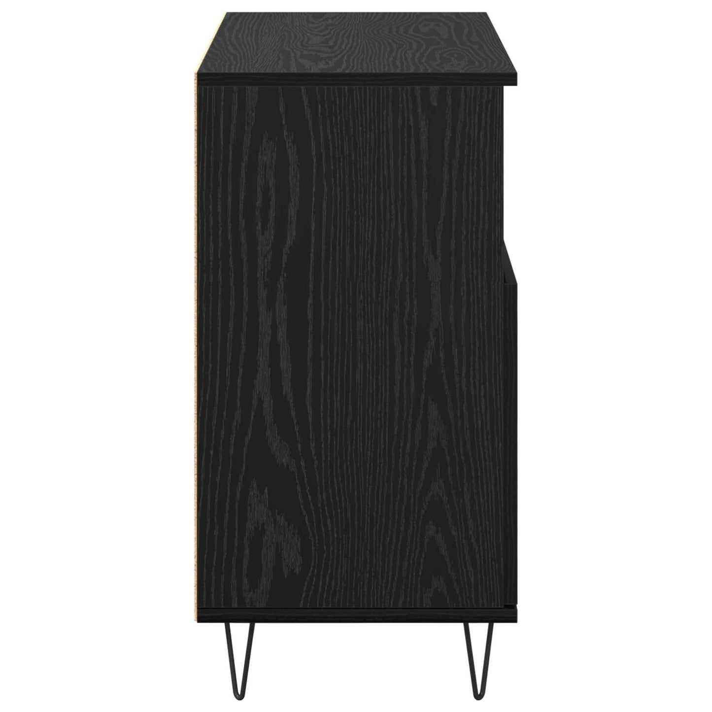Sideboard 2 pcs Black Oak 60 x 35 x 70 cm