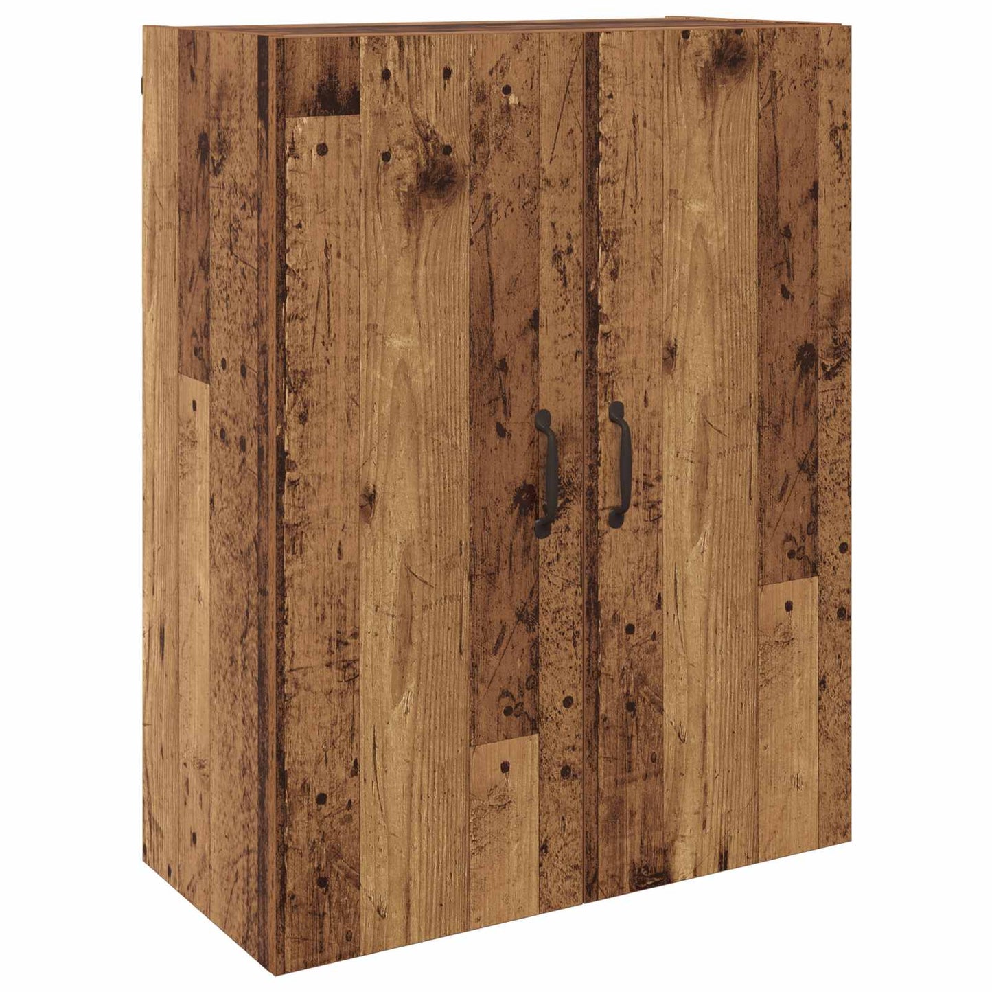 Wall-Mounted Cabinet 2 pcs Old Wood 69.5 x 34 x 90 cm