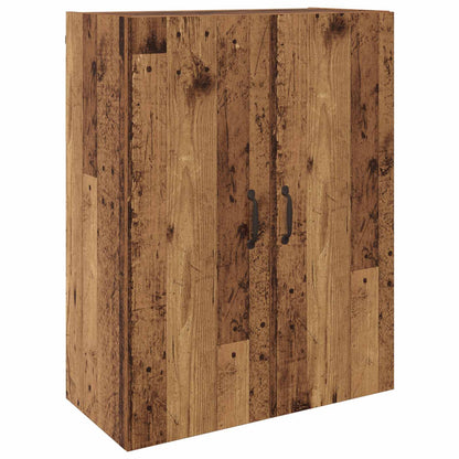 Wall-Mounted Cabinet 2 pcs Old Wood 69.5 x 34 x 90 cm