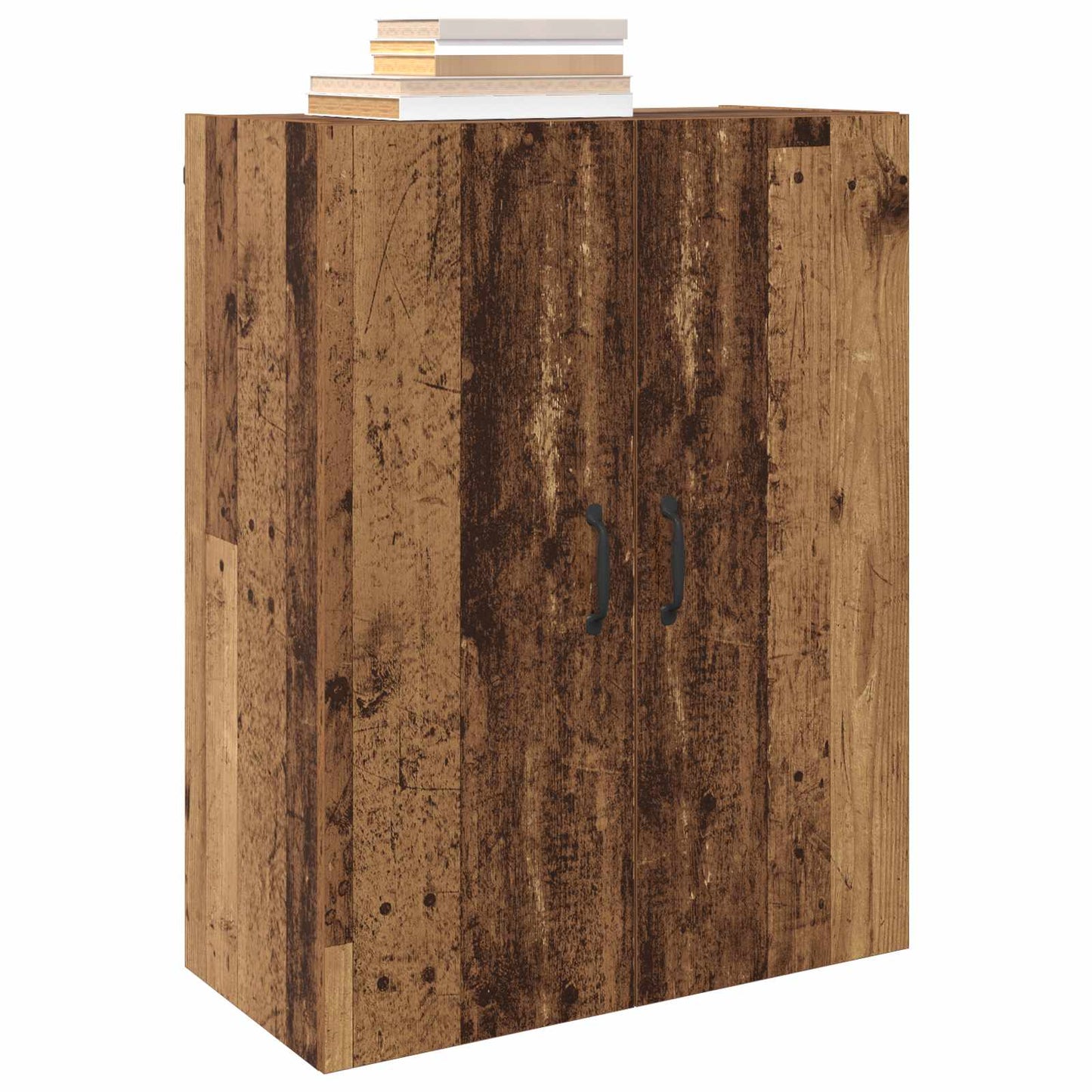 Wall-Mounted Cabinet 2 pcs Old Wood 69.5 x 34 x 90 cm