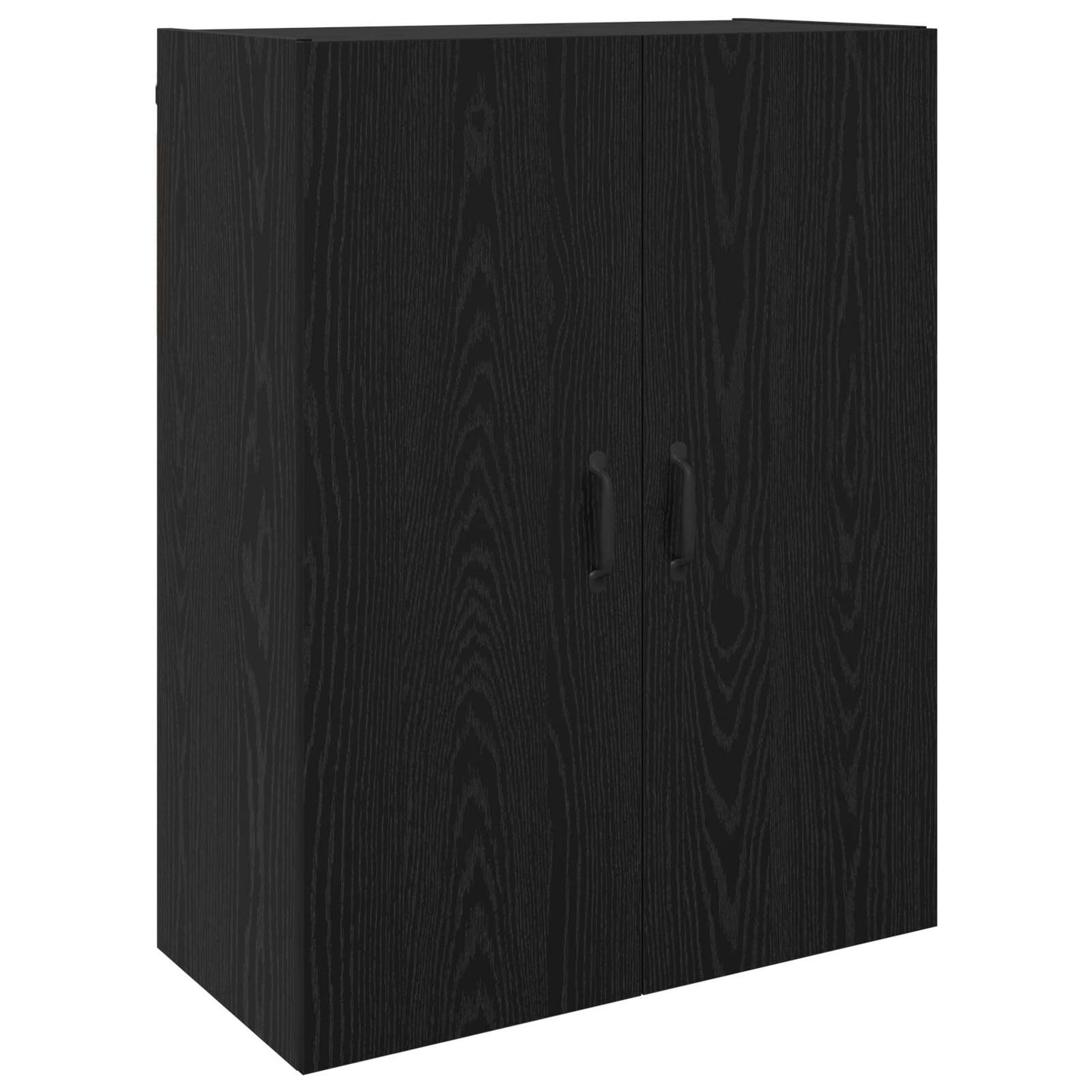 Wall-Mounted Cabinet 2 pcs Black Oak 69.5 x 34 x 90 cm
