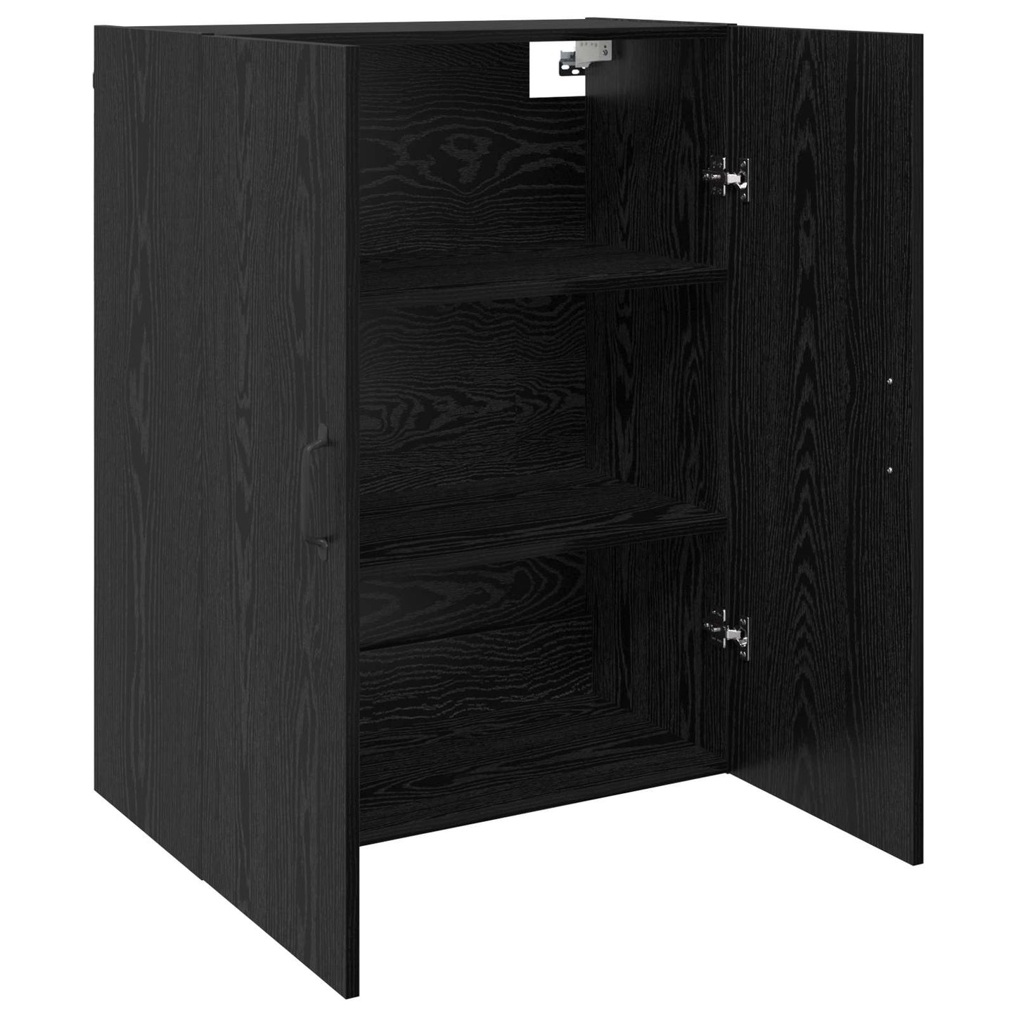 Wall-Mounted Cabinet 2 pcs Black Oak 69.5 x 34 x 90 cm