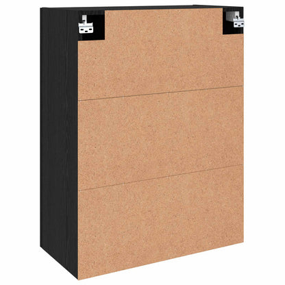 Wall-Mounted Cabinet 2 pcs Black Oak 69.5 x 34 x 90 cm