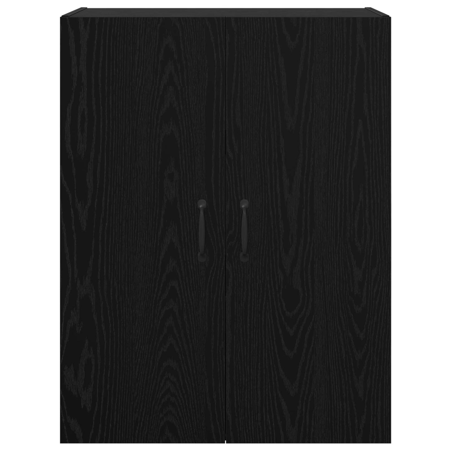 Wall-Mounted Cabinet 2 pcs Black Oak 69.5 x 34 x 90 cm
