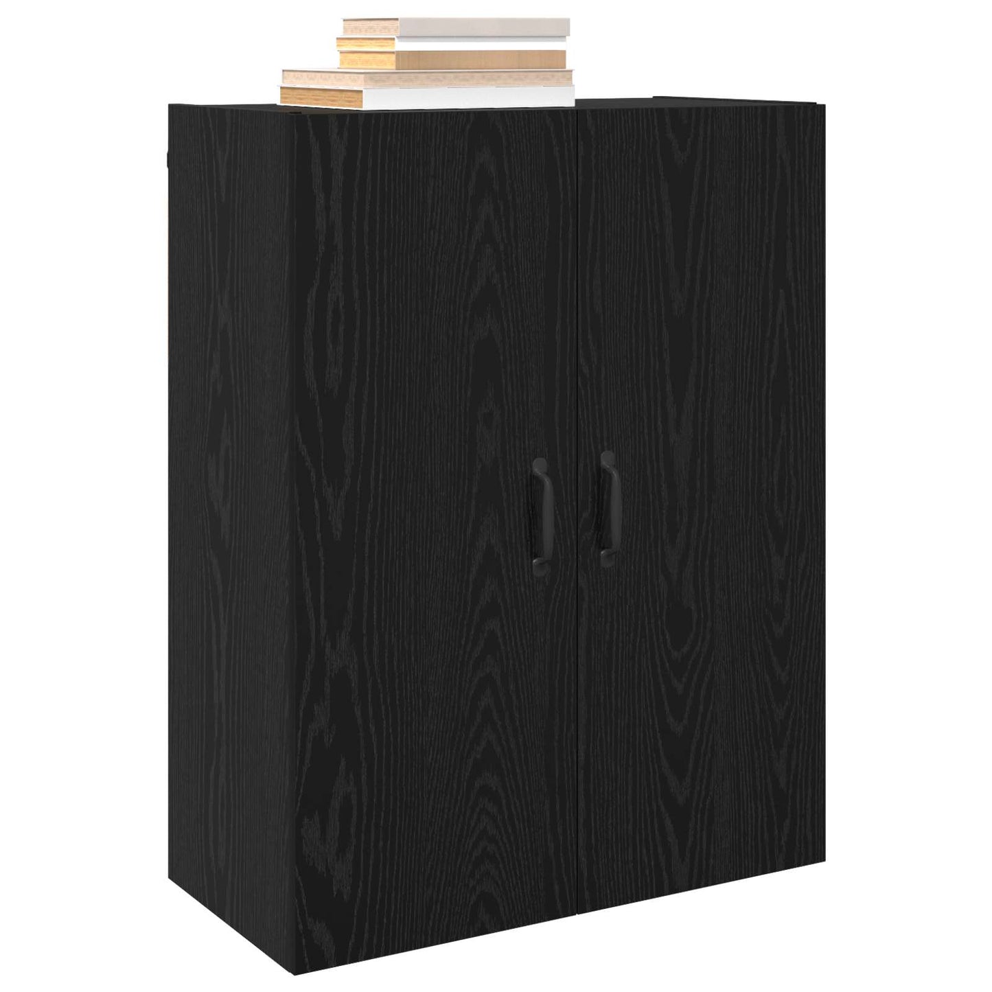 Wall-Mounted Cabinet 2 pcs Black Oak 69.5 x 34 x 90 cm