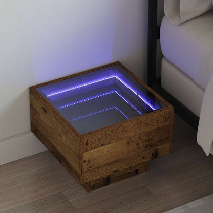 Coffee Table Old Wood 40 x 40 x 30 cm Engineered wood
