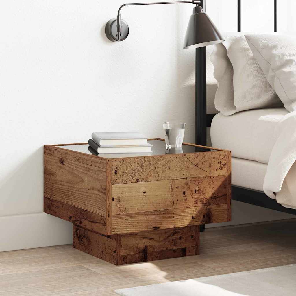 Coffee Table Old Wood 40 x 40 x 30 cm Engineered wood