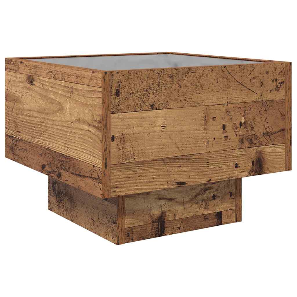 Coffee Table Old Wood 40 x 40 x 30 cm Engineered wood