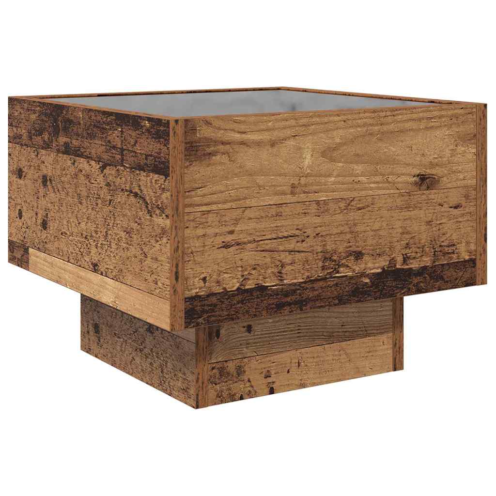 Coffee Table Old Wood 40 x 40 x 30 cm Engineered wood