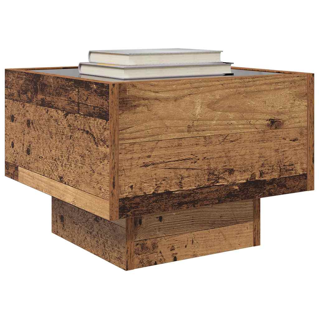 Coffee Table Old Wood 40 x 40 x 30 cm Engineered wood