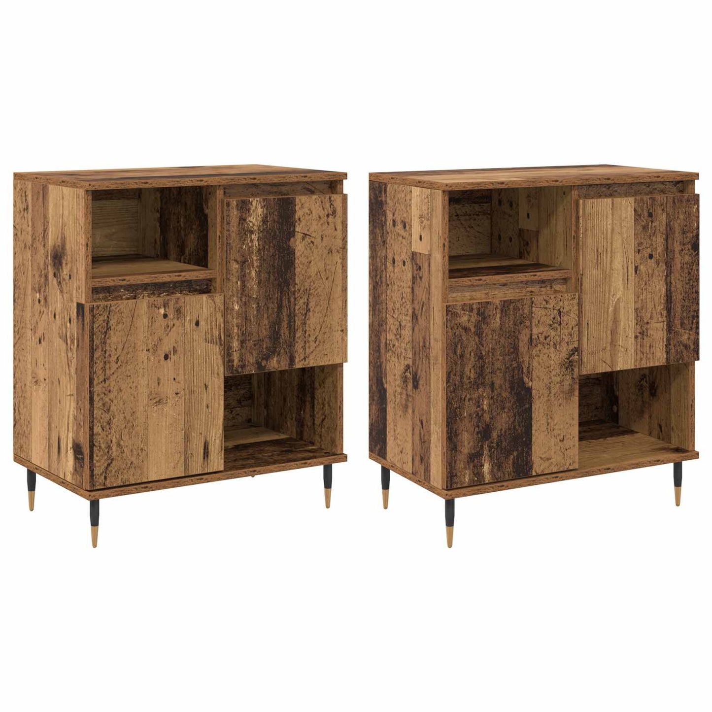 Sideboards 2 pcs Old wood