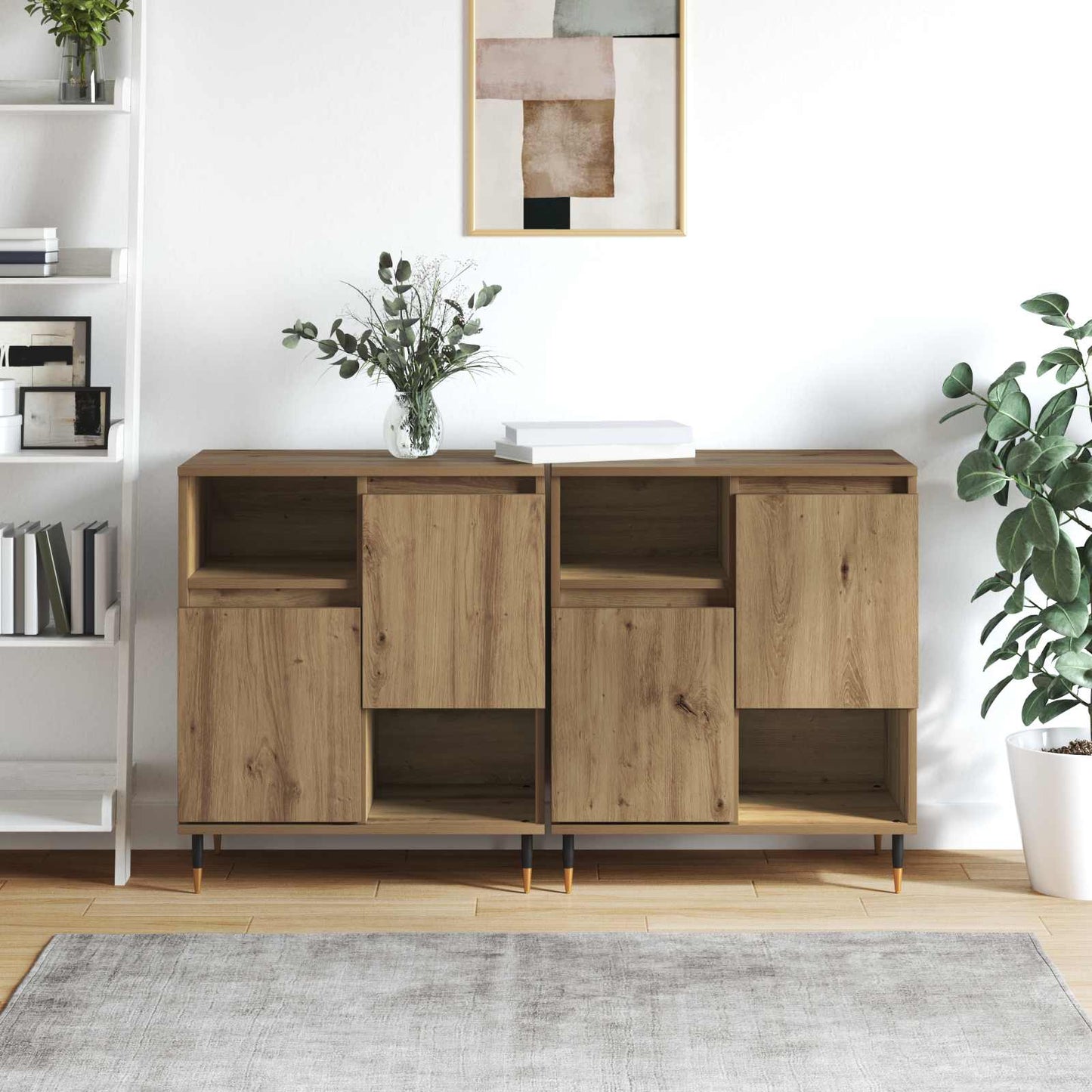 Sideboards 2 pcs Artisan oak