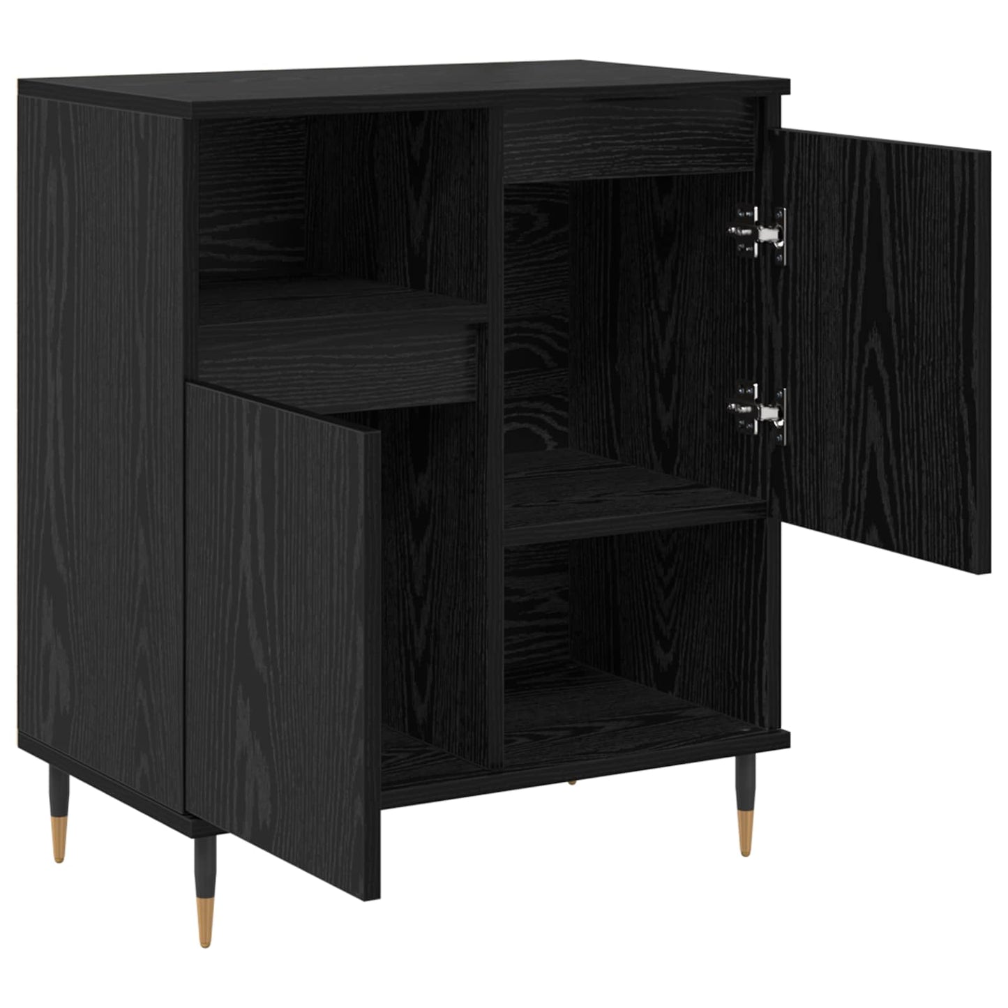 Sideboards 2 pcs Black oak