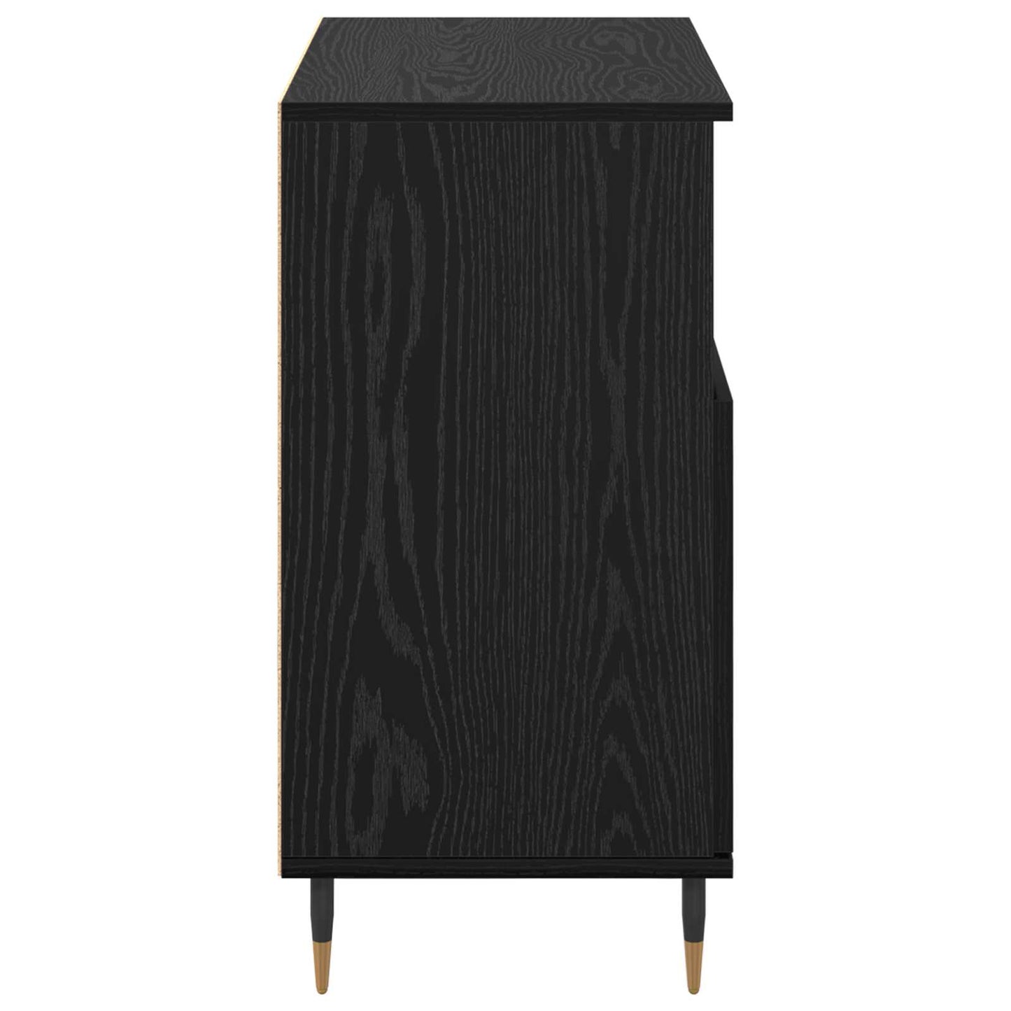 Sideboards 2 pcs Black oak